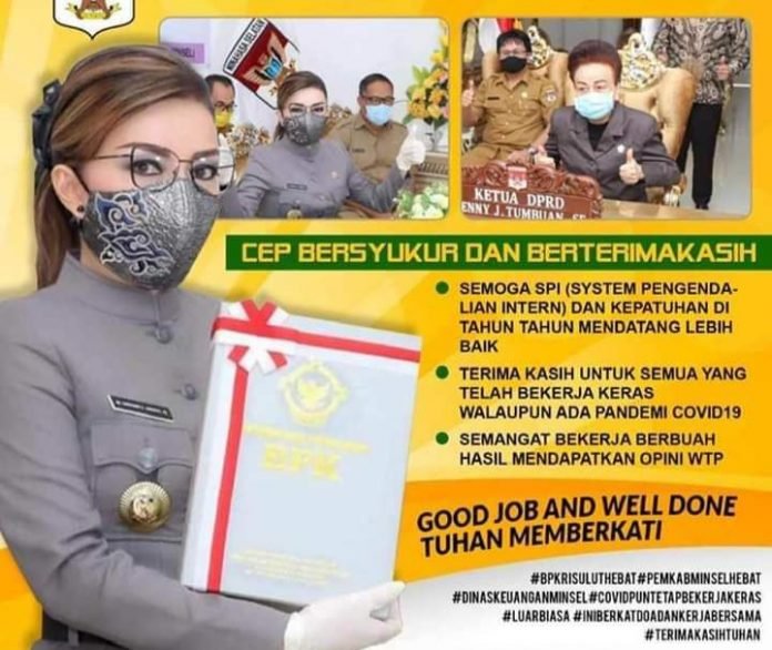 Keterbukaan Informasi Publik, Pemkab Minsel Paparkan LHP 2019 Keterbukaan Informasi Publik, Pemkab Minsel Paparkan LHP 2019